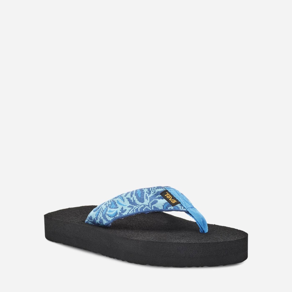 Teva Original Mush - Women's Teva Flip Flops - Dark Blue | India (UPCY57901)